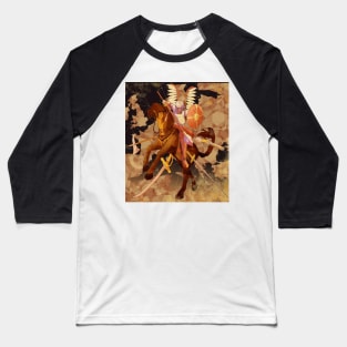 Winged Hussar - Stained glass Baseball T-Shirt